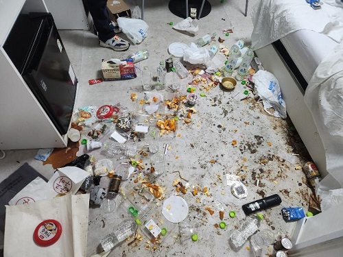 韓国の衝撃すぎる汚部屋…ゴミ溜めホテル事件